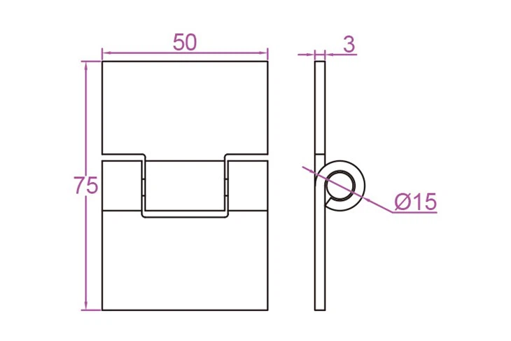 Barrel Hinges Weld On