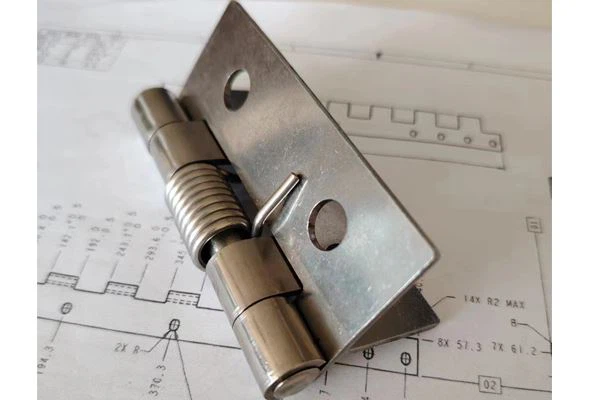 2mm2 Inch Aluminum Alloy Spring Hinge