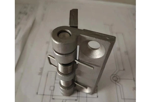 Die-cast Zinc Alloy Double Spring Hinges For Mass-produced Doors With Two-way Opening And Closing