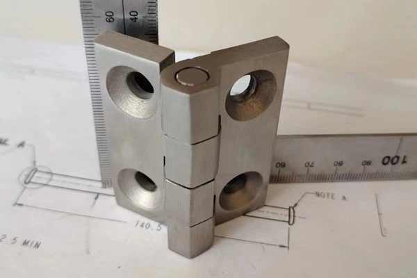 Hardware Accessories Automatic Door Closing Furniture Door Stainless Steel 5 Inch Load-bearing E-type Hydraulic Hinge