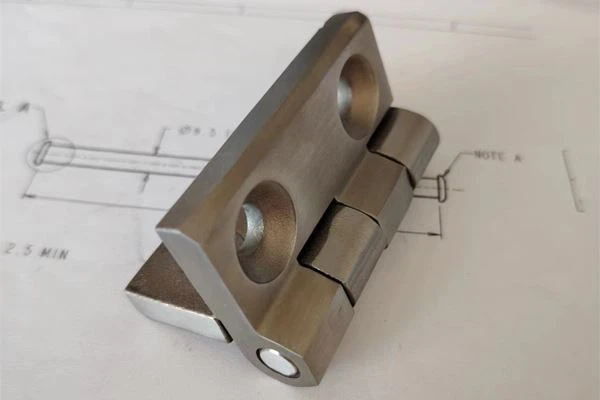 Hardware Accessories Automatic Door Closing Furniture Door Stainless Steel 5 Inch Load-bearing E-type Hydraulic Hinge