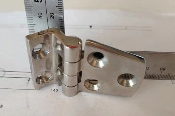 Iron Electroplating 3 Inch Factory Bi-Fold Door Industrial Hinge