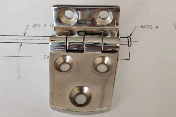 Iron Electroplating 3 Inch Factory Bi-Fold Door Industrial Hinge