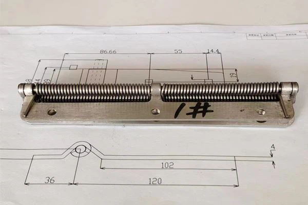 Stainless Steel Double Spring Hinge
